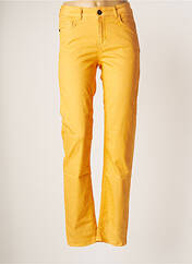 Jeans coupe slim orange YEST pour femme seconde vue