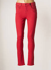 Jeans coupe slim rouge YEST pour femme seconde vue