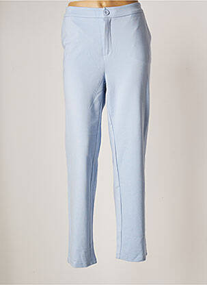 Pantalon chino bleu BASIC BY YESTA pour femme