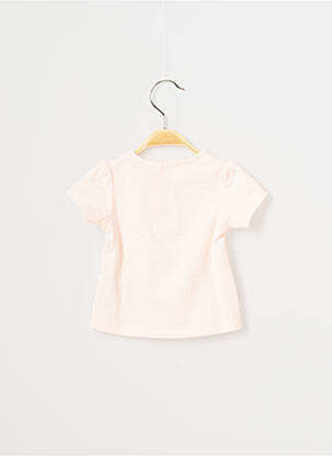 T-shirt coupe cintrée manches courtes rose CARREMENT BEAU fille