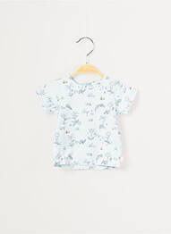 T-shirt coupe cintrée manches courtes bleu CARREMENT BEAU garcon