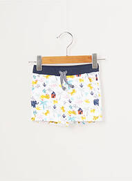 Short stretch taille élastique bleu CARREMENT BEAU garcon