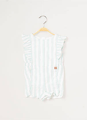 Combishort blanc CARREMENT BEAU fille