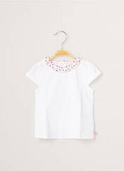 T-shirt blanc CARREMENT BEAU pour fille seconde vue