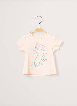 T-shirt rose CARREMENT BEAU pour fille