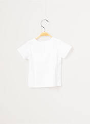 T-shirt blanc CARREMENT BEAU pour garçon seconde vue