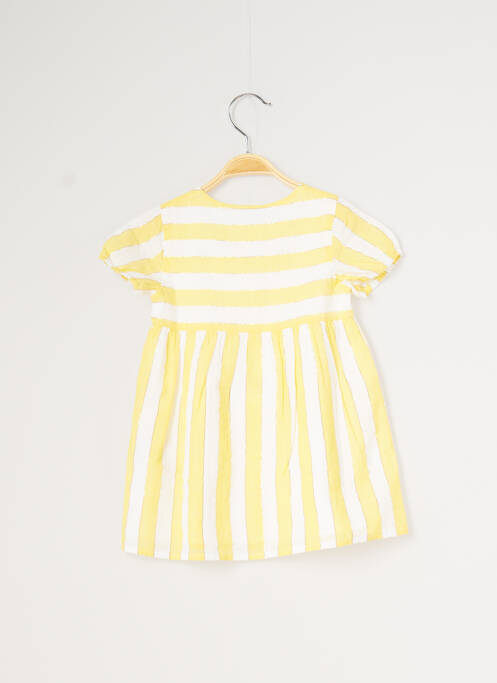 Robe mi-longue jaune CARREMENT BEAU fille
