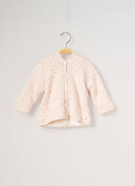 Veste casual fermeture boutonnée sur le devant rose CARREMENT BEAU fille
