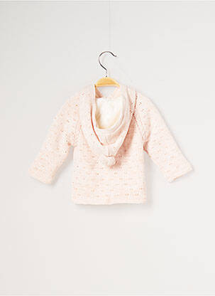 Veste casual fermeture boutonnée sur le devant rose CARREMENT BEAU fille