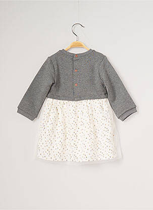 Robe courte manches longues manches longues gris CARREMENT BEAU fille
