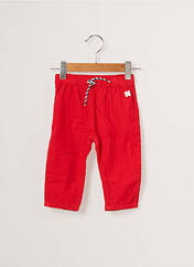 Pantalon droit rouge CARREMENT BEAU pour garçon seconde vue