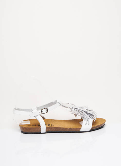 Sandales/Nu pieds blanc PLAKTON pour fille