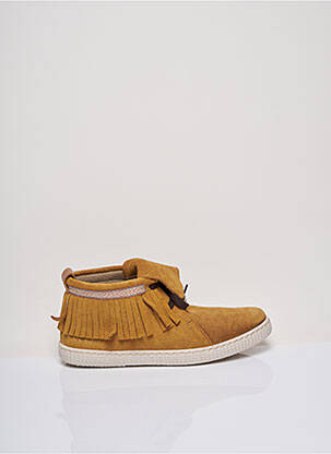 Bottines/boots nubuck plateforme marron VICTORIA fille