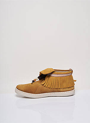 Bottines/boots nubuck plateforme marron VICTORIA fille
