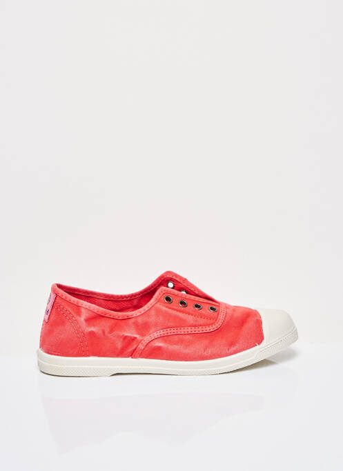 Slip ons rouge NATURAL WORLD pour fille