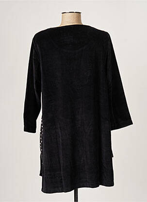 Tunique manches longues col rond noir G!OZE femme