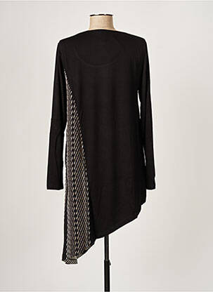 Tunique manches longues col rond noir G!OZE femme