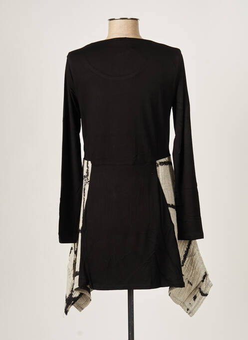 Robe mi-longue noir G!OZE pour femme