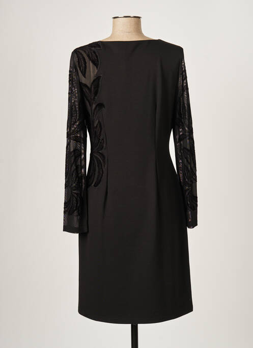 Robe mi-longue noir PAUL BRIAL pour femme