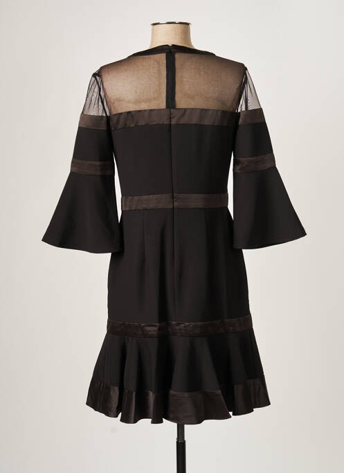 Robe mi-longue noir PAUL BRIAL pour femme
