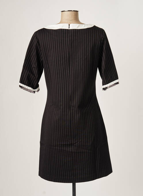 Robe mi-longue noir PAUL BRIAL pour femme