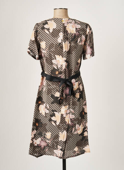 Robe mi-longue noir PAUL BRIAL pour femme