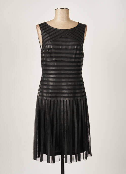 Robe mi-longue noir PAUL BRIAL pour femme