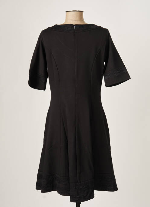 Robe mi-longue noir PAUL BRIAL pour femme