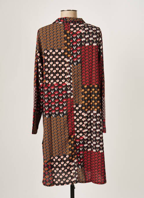 Robe mi-longue rouge G!OZE pour femme