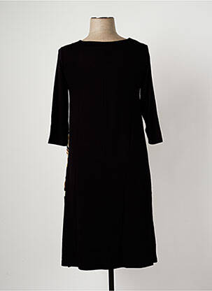 Robe mi-longue manches 3/4 manches 3/4 marron G!OZE femme
