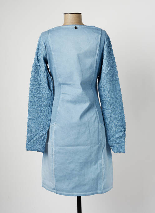 Robe mi-longue bleu MALOKA pour femme