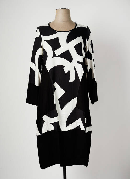 Robe mi-longue noir G!OZE pour femme