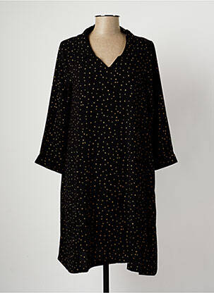 Tunique manches longues col v noir G!OZE femme
