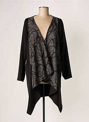 Veste casual manches longues noir G!OZE femme