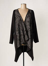 Veste casual manches longues noir G!OZE femme