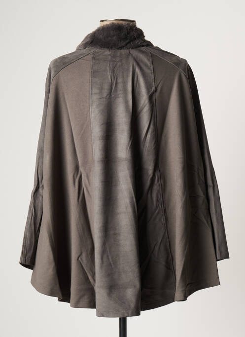 Gilet manches longues gris MALOKA pour femme