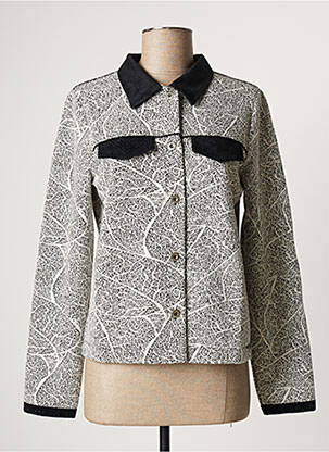 Chemisier coupe cintrée manches longues noir MALOKA femme