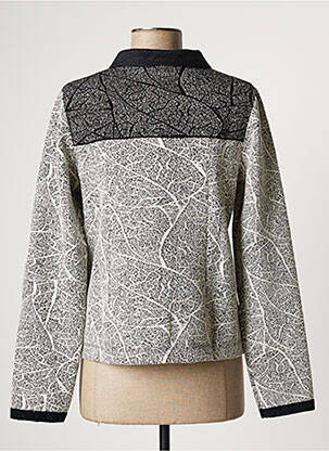 Chemisier coupe cintrée manches longues noir MALOKA femme