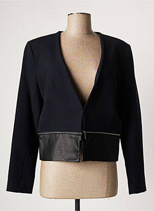 Veste casual coupe droite bleu PAUL BRIAL femme