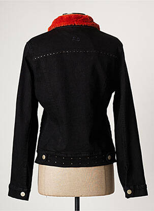 Veste casual col rond noir PAUL BRIAL femme
