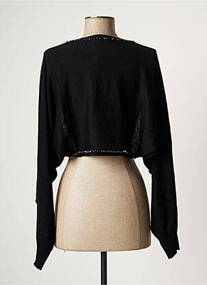 Gilet manches longues stretch noir PAUL BRIAL femme