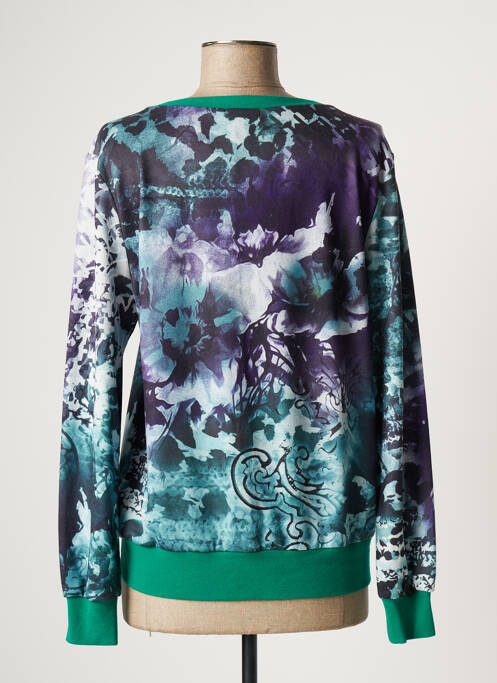 Gilet manches longues stretch vert PAUL BRIAL femme