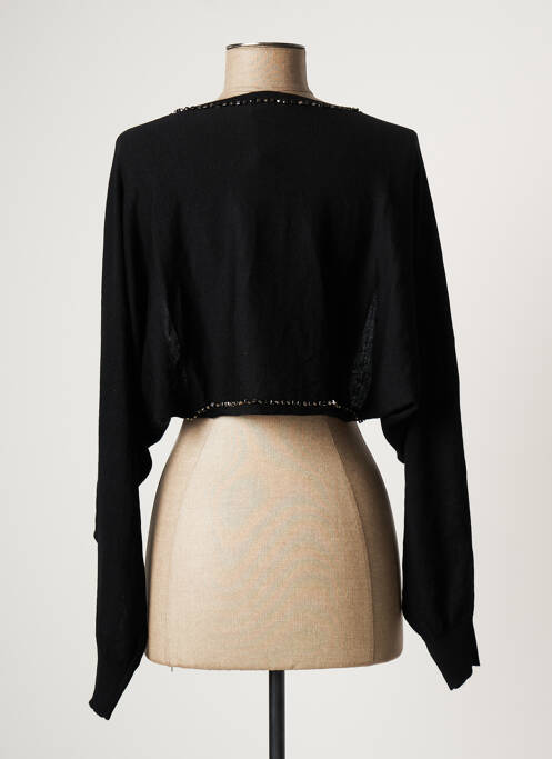 Gilet manches longues stretch noir PAUL BRIAL femme