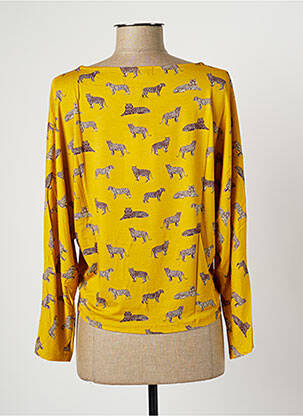 T-shirt manches longues manches longues jaune PAUL BRIAL femme