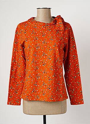 T-shirt manches longues manches longues orange PAUL BRIAL femme