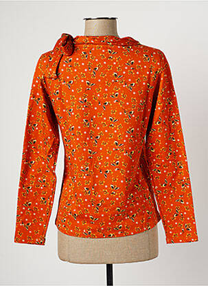 T-shirt manches longues manches longues orange PAUL BRIAL femme
