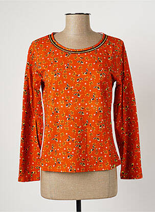 T-shirt manches longues manches longues orange PAUL BRIAL femme