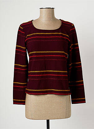 T-shirt manches longues manches longues violet PAUL BRIAL femme
