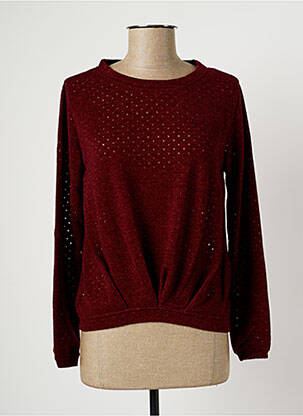 Pull rouge PAUL BRIAL pour femme