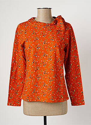 T-shirt orange PAUL BRIAL pour femme